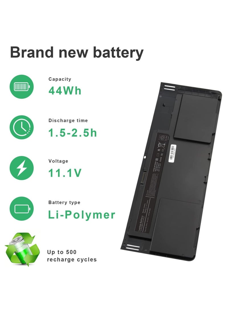 Generic OD06XL OD06 Laptop Battery for HP EliteBook Revolve 810 G1 G2 G3 Tablet 11.6" i7-3687U i7-4600U i5-3437U ODO6XL 0D06XL 698750-171 698750-1C 1 698943-001 HSTNN-IB4F HSTNN-W91C H6L25AA H6L25UT  - Image 2