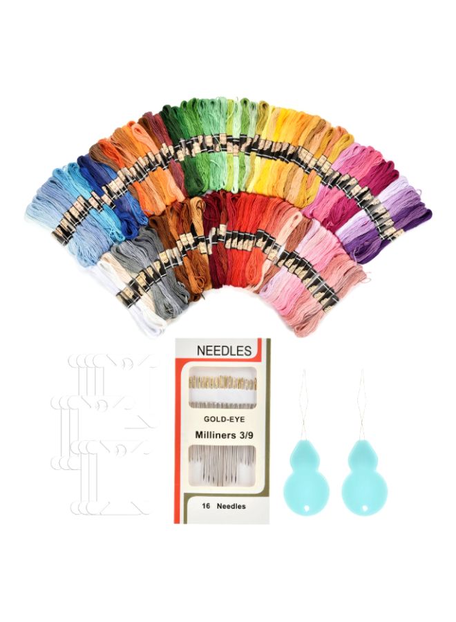 NIBEMINENT Hand Embroidery DIY Kit Multicolour - Image 2