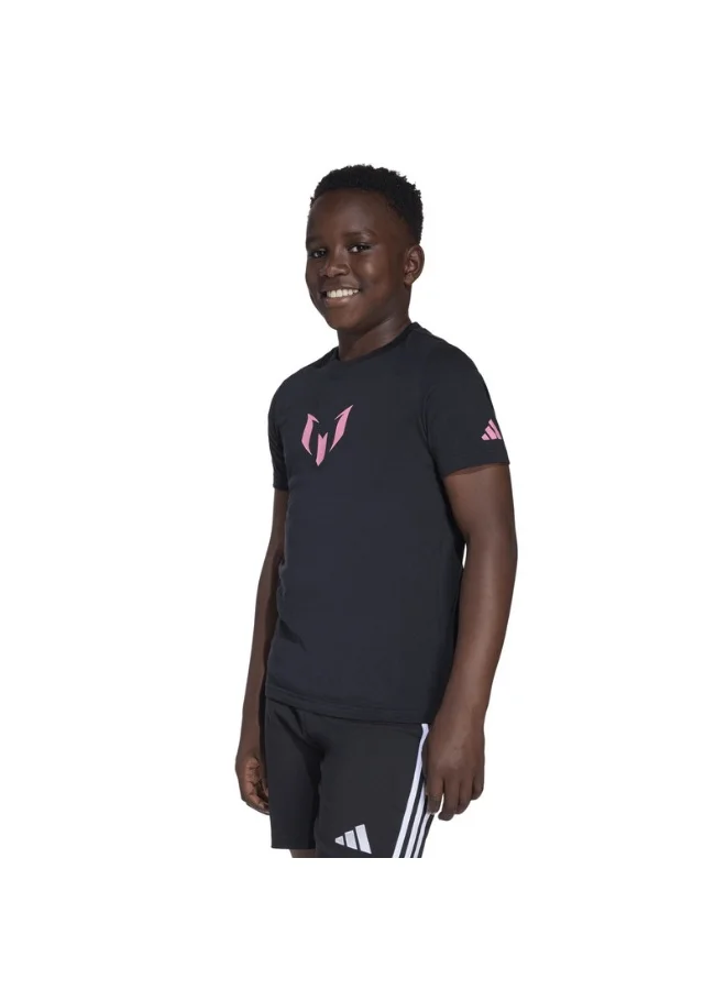 adidas Adidas Y Messi N&N G T M Black Football/Soccer T-Shirts For Men