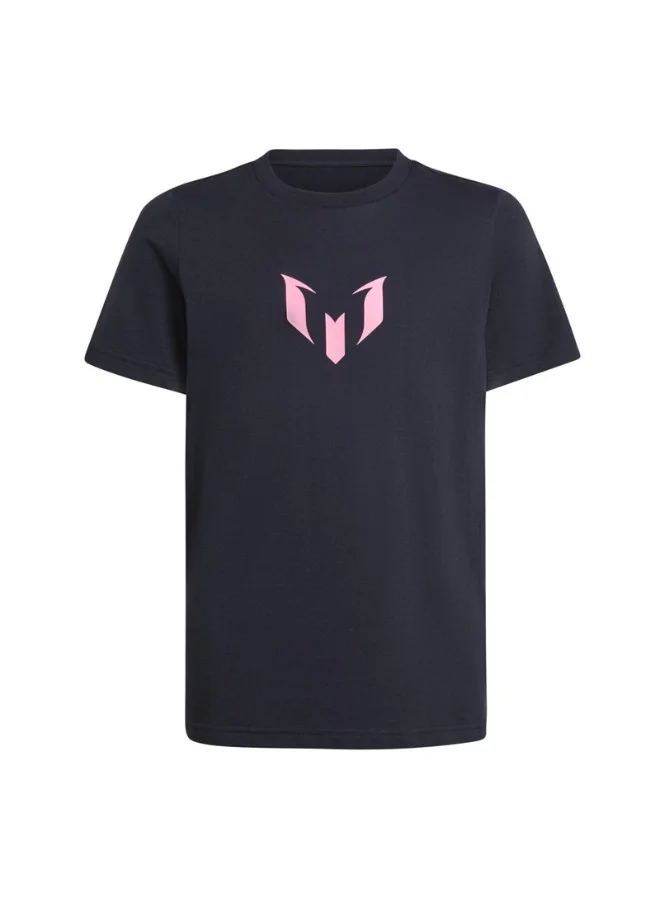 adidas Adidas Y Messi N&N G T M Black Football/Soccer T-Shirts For Men
