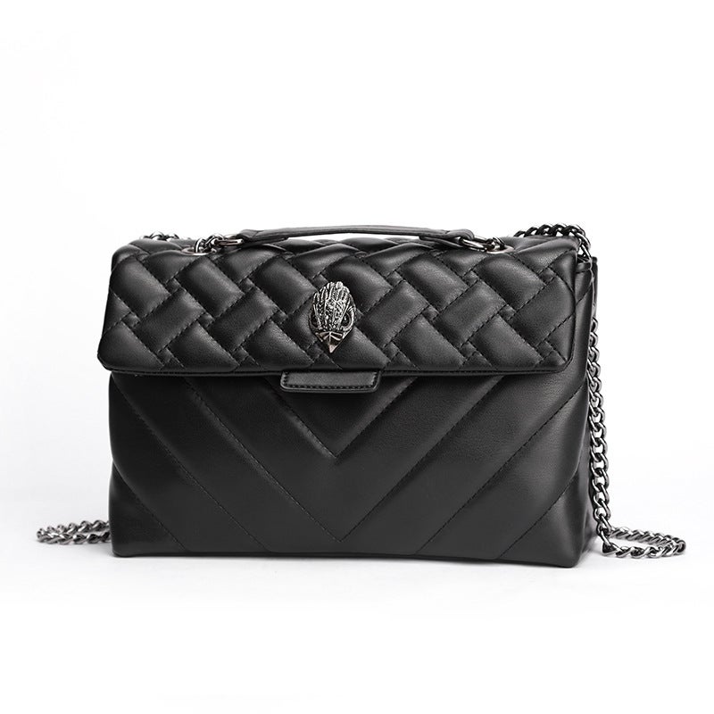 Kurt Geiger Women's Diamond Quilted Chain Shoulder Crossbody Bag with Eagle Accent - Image 5