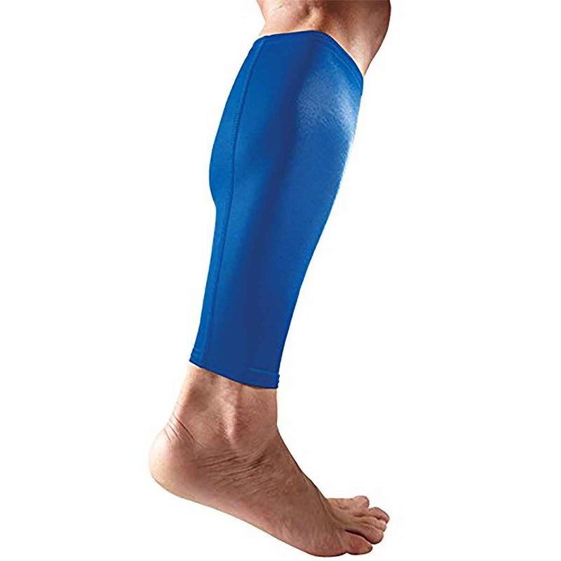 McDavid Pair Compression Calf Sleeves, Royal, Small - Image 5