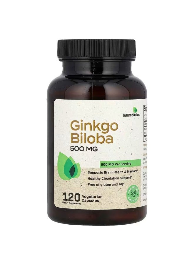 Futurebiotics, Ginkgo Biloba, 120 Vegetarian Capsules (250 mg per Capsule) - Image 1