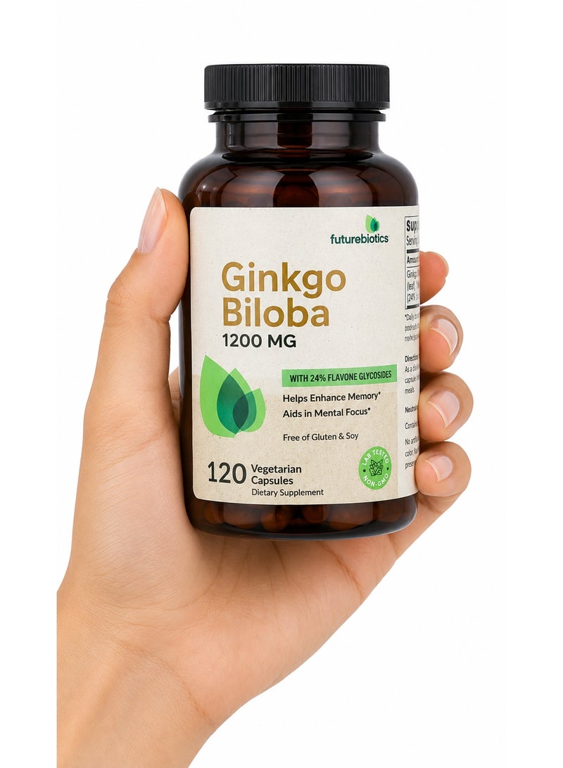 Futurebiotics, Ginkgo Biloba, 120 Vegetarian Capsules (250 mg per Capsule) - Image 3