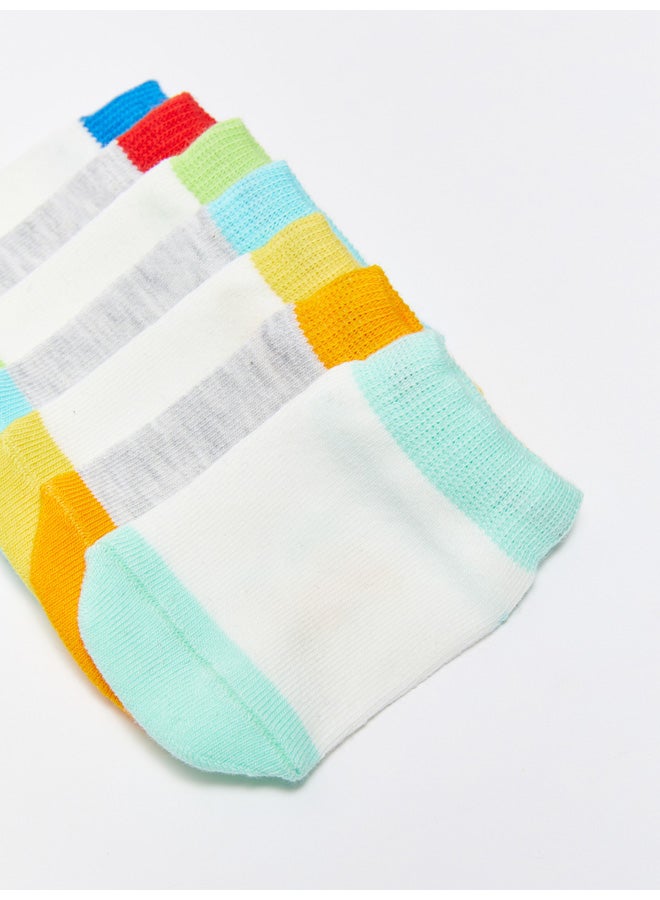 Printed Baby Boy Booties Socks 7 Pack