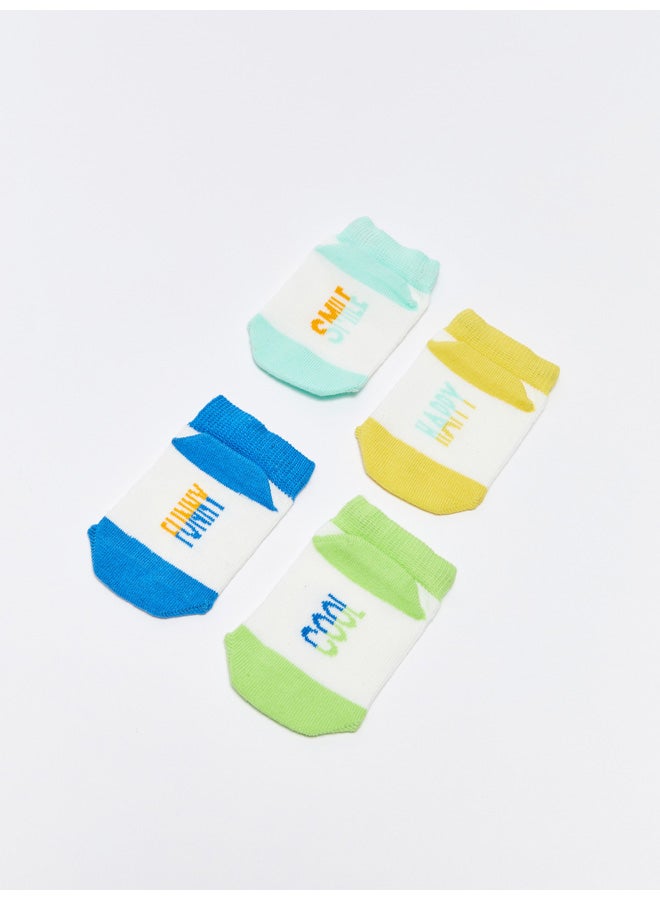 Printed Baby Boy Booties Socks 7 Pack