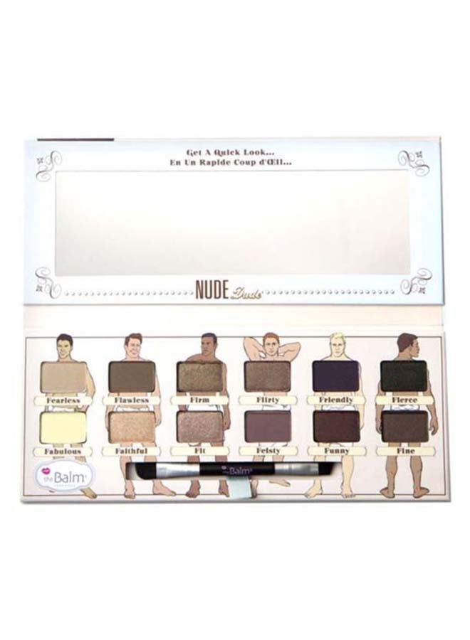 theBalm Cosmetics Nude Dude Eye Shadow Palette Blue Grey Brown