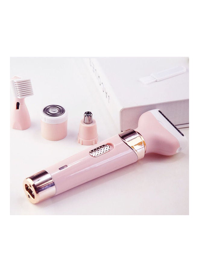NIBEMINENT 4-In-1 Household Function Lady Epilator Kit Pink - Image 1