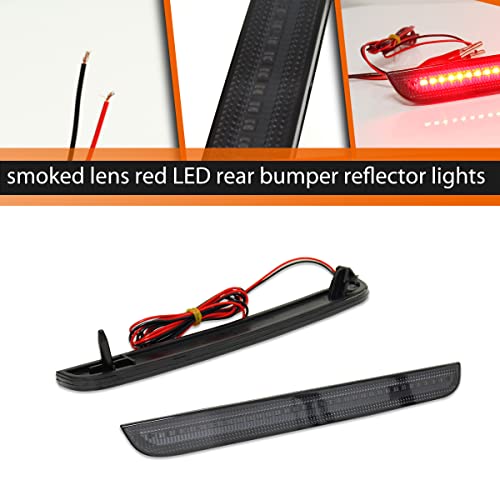 ADIIL Smoked Lens Tail Brake Running Lamps Red LED Reflector Light Kit Compatible for 2015-2022 Dodge Challenger - Image 3