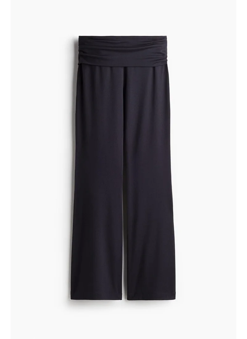H&M Soft-touch flared trousers