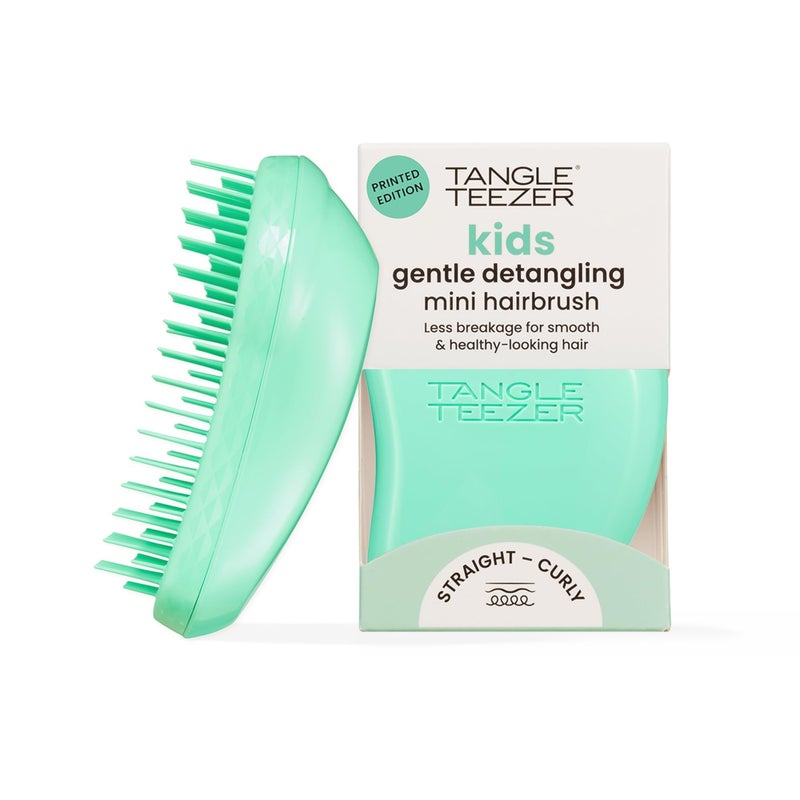 Tangle Teezer Original Detangler Brush, Dry & Wet Travel Size Mini Hair Brush, for Kids & All Hair Types, Paradise Green - Image 1