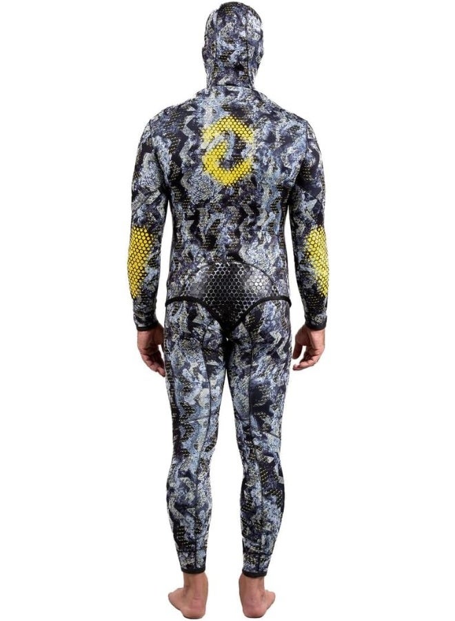 DYNAMICNORD DYNAMIC NORD SFS-5 FREE DIVE SUIT 5MM HOODED JACKET + PANT CAMO/GREY - Image 5