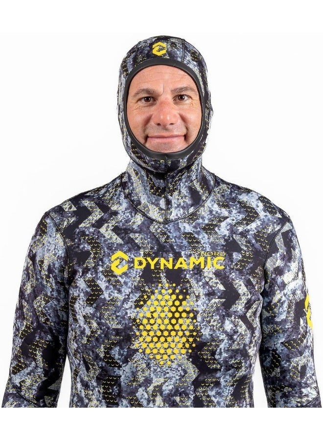DYNAMICNORD DYNAMIC NORD SFS-5 FREE DIVE SUIT 5MM HOODED JACKET + PANT CAMO/GREY - Image 3