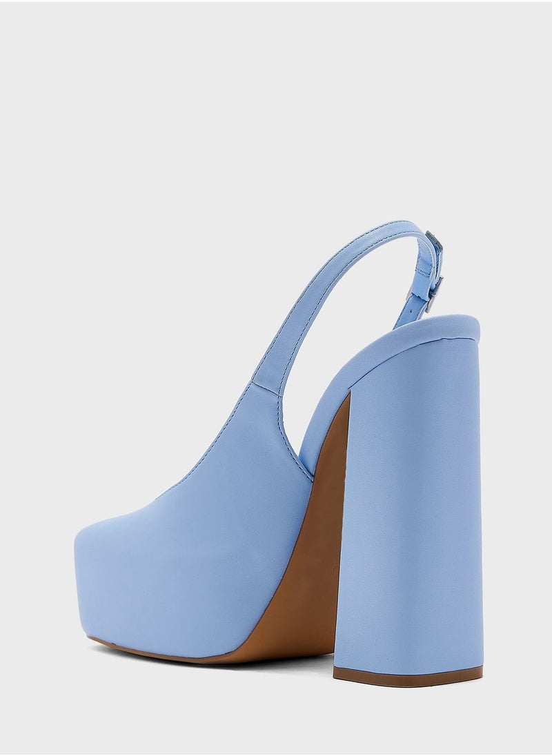 TOPSHOP - Delilah Platform Pumps - Image 1