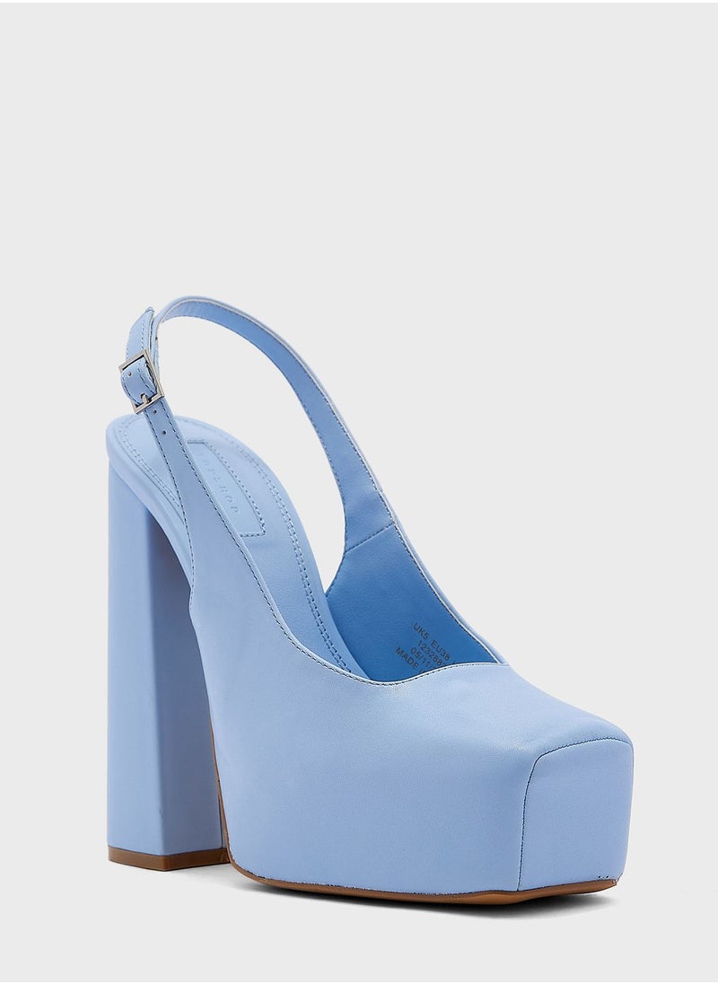 TOPSHOP - Delilah Platform Pumps - Image 1