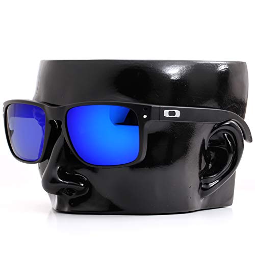 IKON LENSES Polarized Replacement Lenses For Oakley Holbrook XL (OO9417) Sunglasses (Deep Blue Mirror) - Image 1