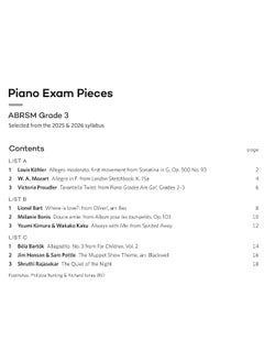 Piano Exam Pieces 2025 & 2026, ABRSM Grade 3: Selected from the 2025 & 2026 syllabus  - Image 2