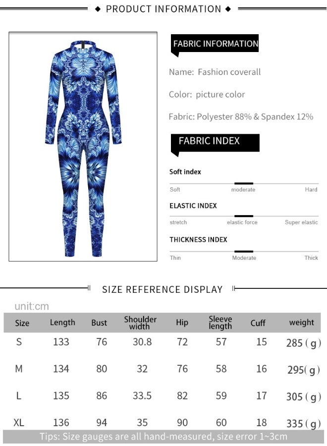 Spring Printed Performance Wear Mechanical Series Character-actress All-in-one Clothing For Women - Image 3