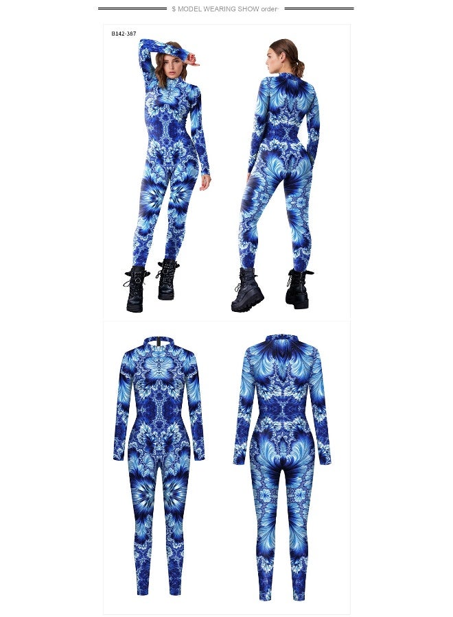 Spring Printed Performance Wear Mechanical Series Character-actress All-in-one Clothing For Women - Image 2