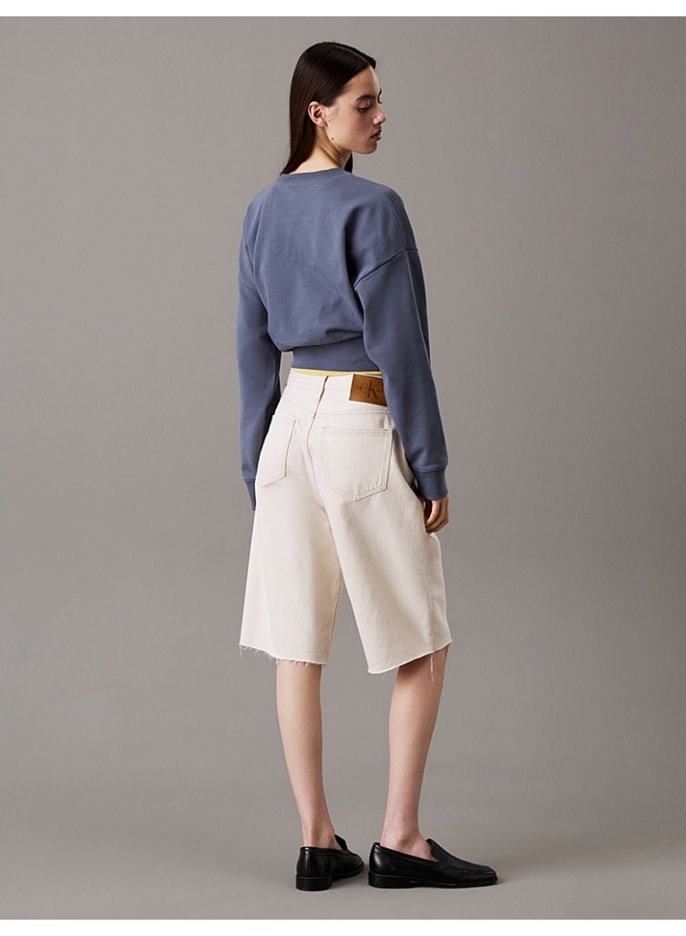 Calvin Klein Jeans Monogram Logo French Terry Relaxed Sweatshirt - Image 4