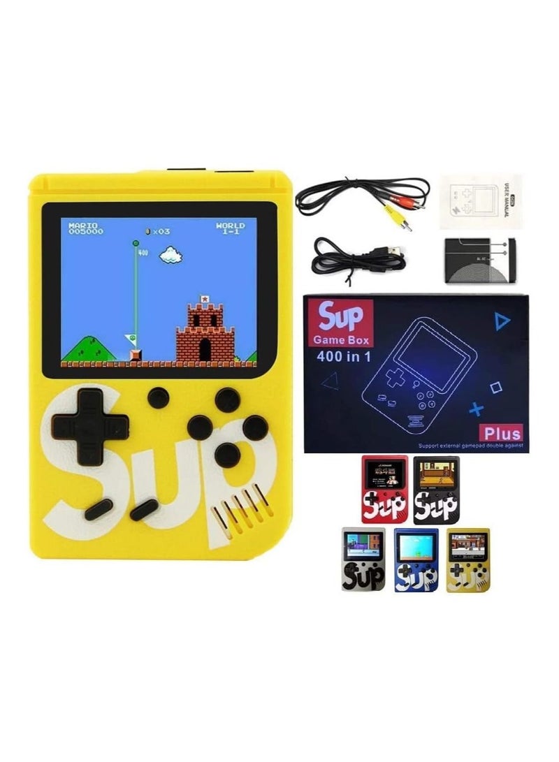 SUP SUP Game Box Plus 400 in 1 Retro Mini Gameboy Console 3.0 Inch - Portable Rechargeable Single Player