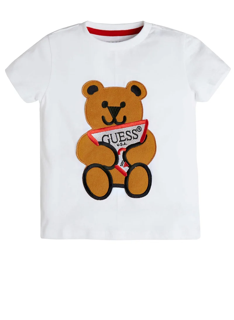 GUESS Kids Graphic Crew Neck T-Shirt