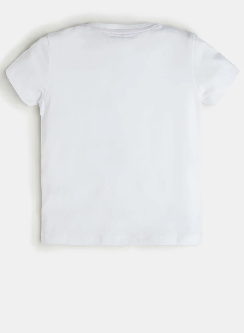 GUESS Kids Graphic Crew Neck T-Shirt