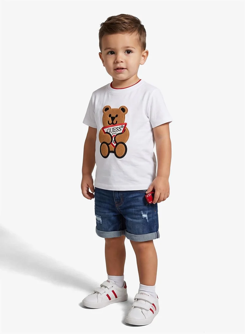 Guess Kids Graphic Crew Neck T-Shirt