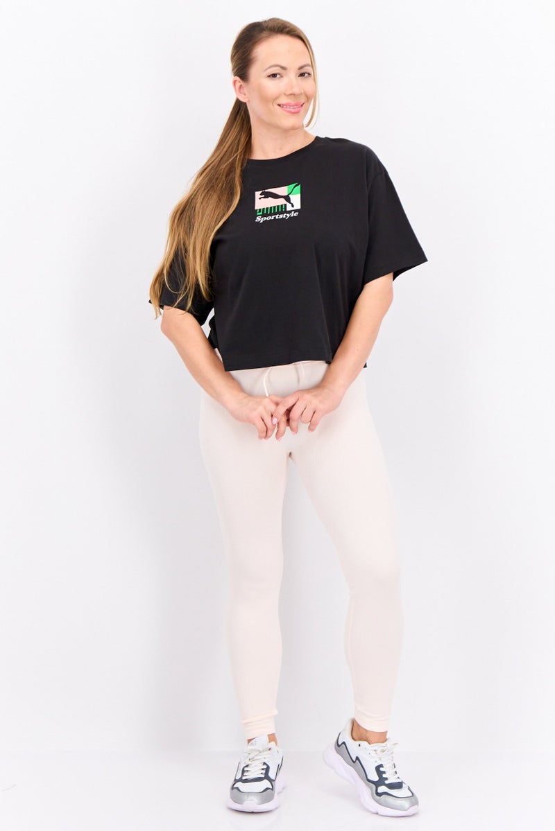 PUMA Women Sportswear Fit Long Sleeves Outdoor Sweatshirt, Black  - Image 4