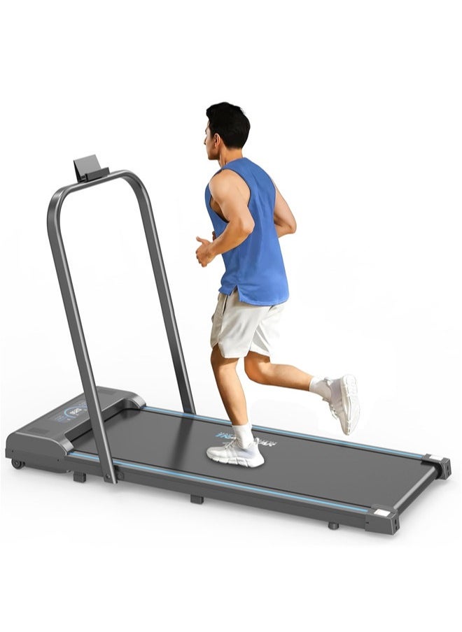 Denzoz - Under Desk Treadmill 2 in 1 Walking Machine Portable Folding Electric Motorized Walking and Jogging Machine with Remote Control for Home and Office Workout - Image 1