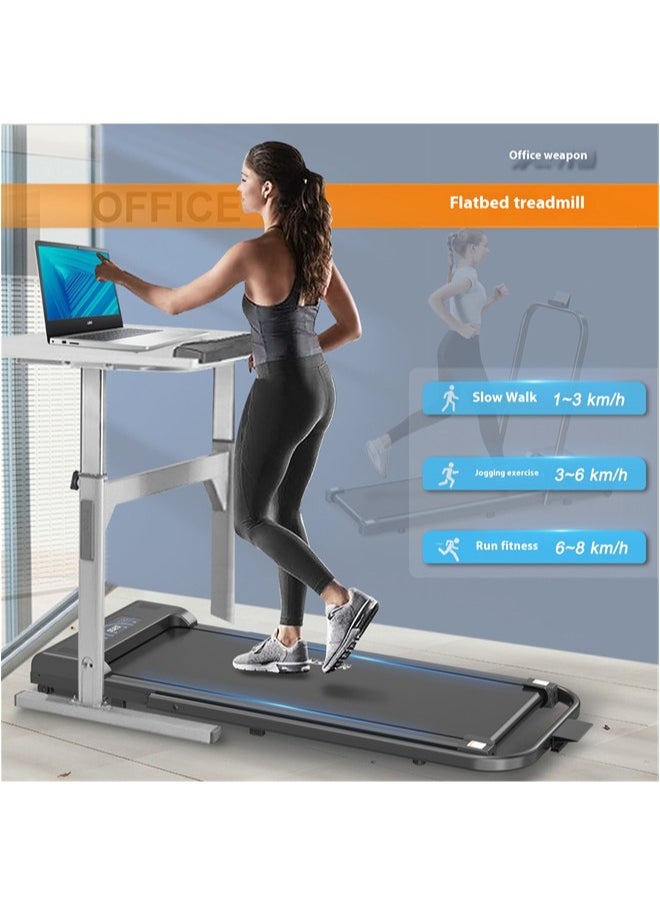 Denzoz - Under Desk Treadmill 2 in 1 Walking Machine Portable Folding Electric Motorized Walking and Jogging Machine with Remote Control for Home and Office Workout - Image 1