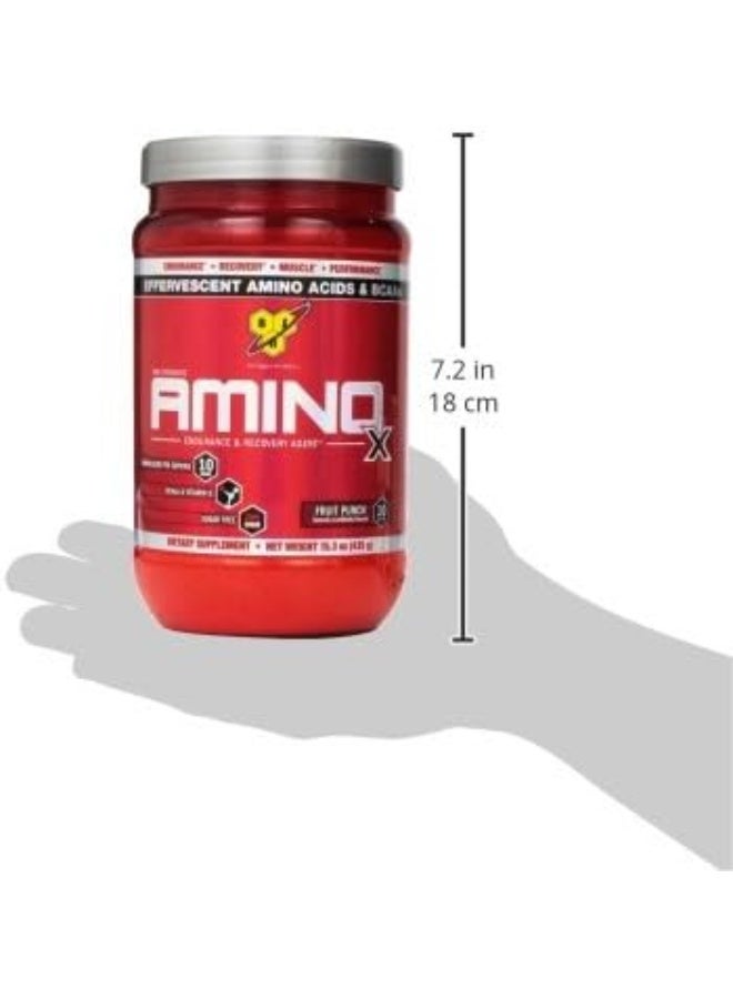BSN Amino X Fruit Punch 30 Servings - Image 3