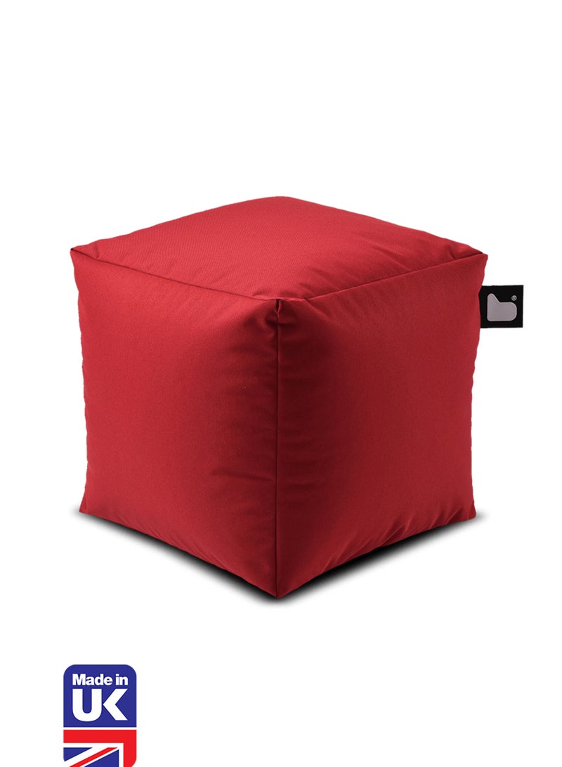 Extreme Lounging Extreme Lounging® - Original B-Box Pouf - Made in UK - Premium Quality Double Stitched Ottoman - UV Protected & Waterproof Stool, Ideal for Indoor & Outdoor Use - 40x40x40cm - Black - Image 1