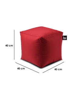 Extreme Lounging Extreme Lounging® - Original B-Box Pouf - Made in UK - Premium Quality Double Stitched Ottoman - UV Protected & Waterproof Stool, Ideal for Indoor & Outdoor Use - 40x40x40cm - Black  - Image 2