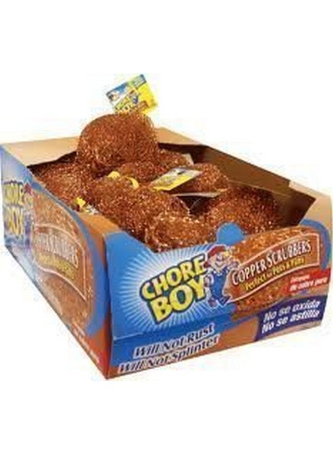 Chore Boy Copper Scrubber 36 Pieces Per Box.