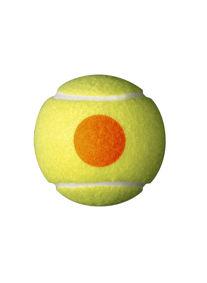 Wilson Starter Yellow/ Orange Tennis Balls For Junior -  3 Ball Pack - Image 2