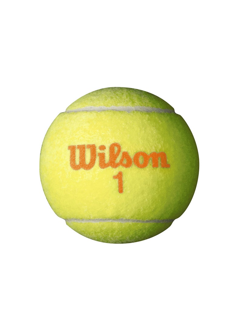 Wilson Starter Yellow/ Orange Tennis Balls For Junior -  3 Ball Pack - Image 4