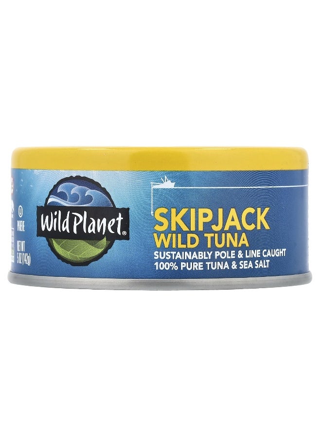 Wild Planet Wild Planet, Skipjack Wild Tuna, 5 oz (142 g)  - Image 1
