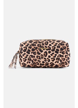 bebe Women Animal Print Vanity Bag, Multicolor  - Image 1