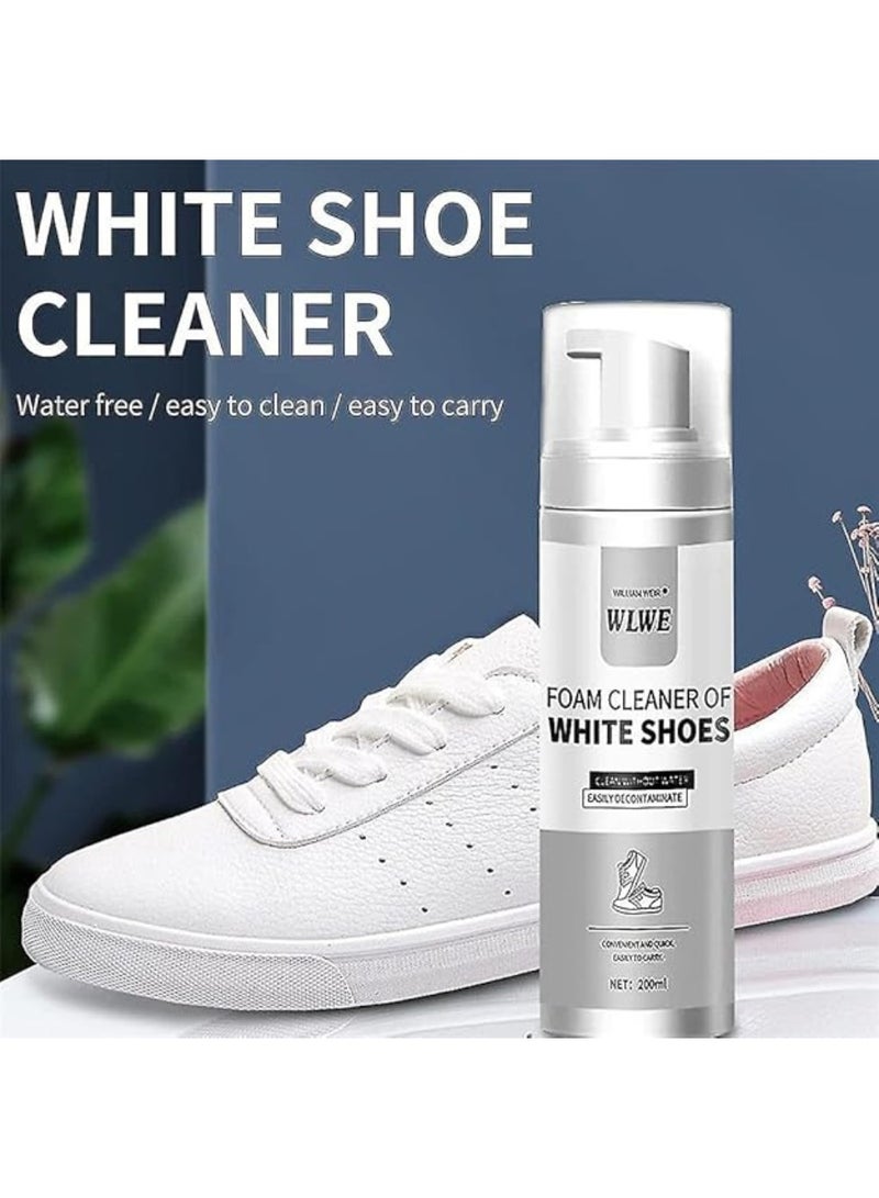 LIMOS White Sneakers Shoes Cleaning Care Natural Foaming Solution to Clean Dirt, Stains, Grime Safe Works on Leather, Whites, Nubuck, Golf Shoes, Basketball Shoes, Boots, Sandals 200ml  - Image 5