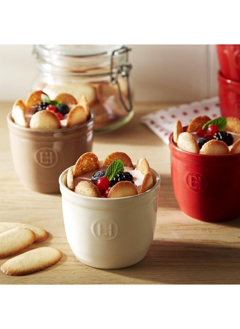 Emile Henry Baking Dish Ramekin No.8 Burgundy Set of 2  - Image 3