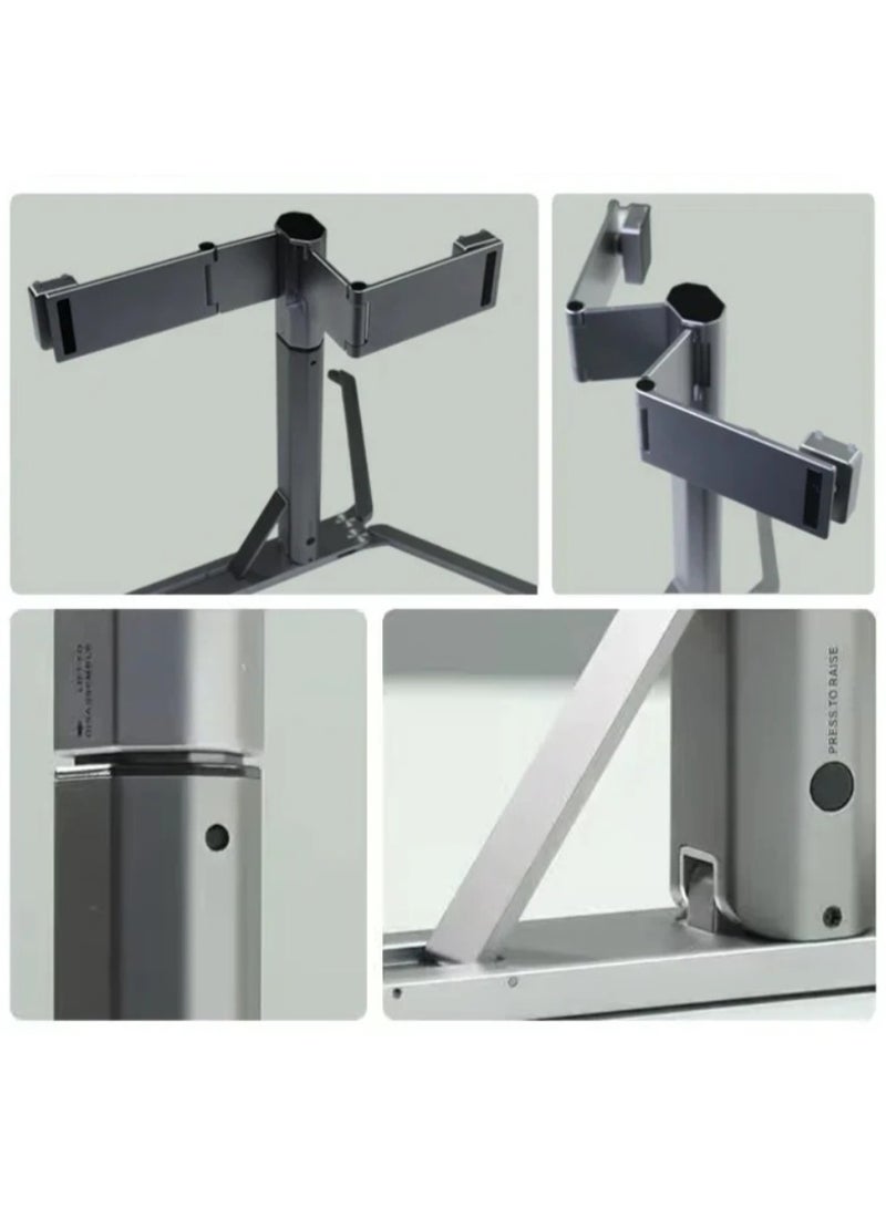 ڤي2كوم محطة العمل المحمولة V2COM Z2 موسع لابتوب بثلاث شاشات شاشات IPS كاملة الوضوح مقاس 14 بوصة USB-C و HDMI إعداد شاشات متعددة قابل للطي - Image 5