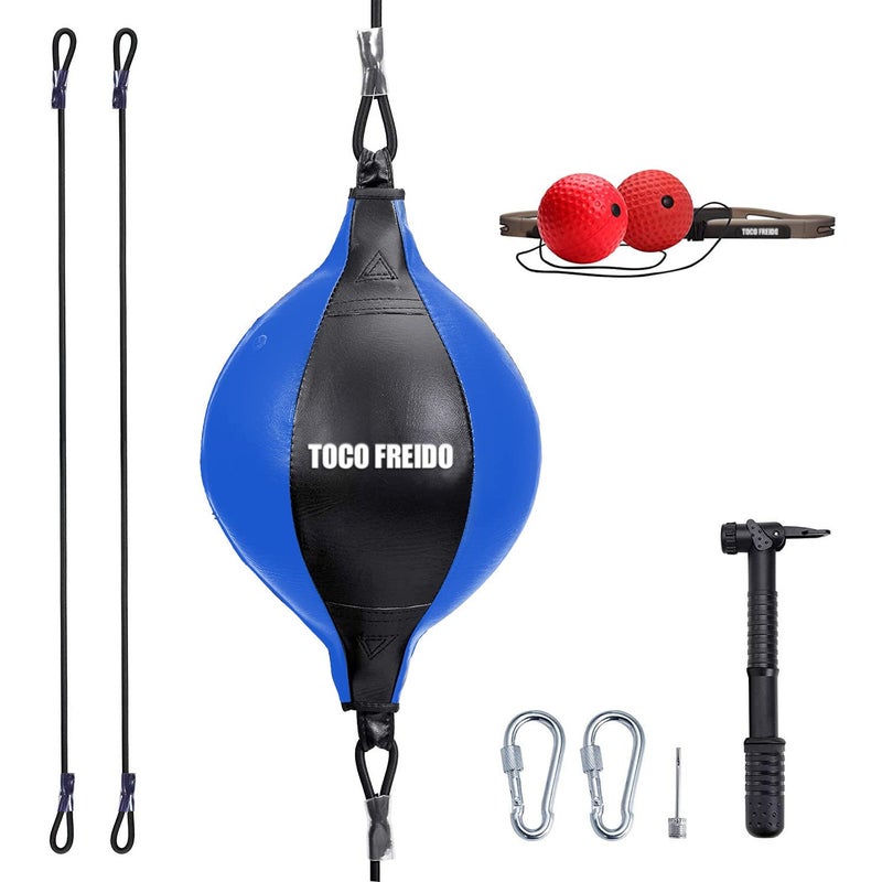 TOCO FREIDO MMA Punching Reflex Ball -Improve Boxing Reaction Speed and Hand Eye Coordination Training Boxing Equipment for Training at Home, Boxing Gear for MMA Equipment, Punching Ball Reflex Bag - Image 1