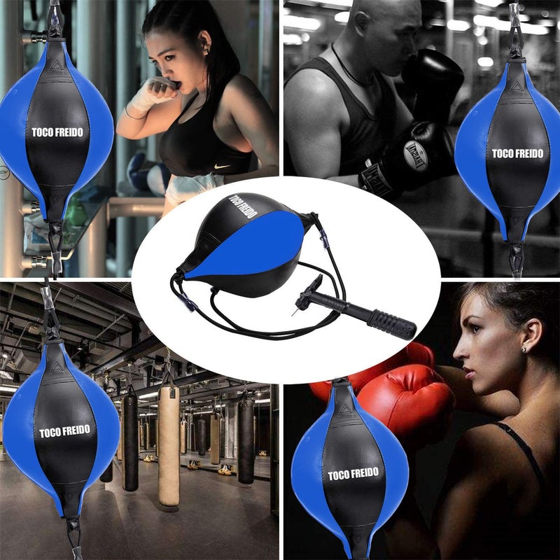 TOCO FREIDO MMA Punching Reflex Ball -Improve Boxing Reaction Speed and Hand Eye Coordination Training Boxing Equipment for Training at Home, Boxing Gear for MMA Equipment, Punching Ball Reflex Bag - Image 2