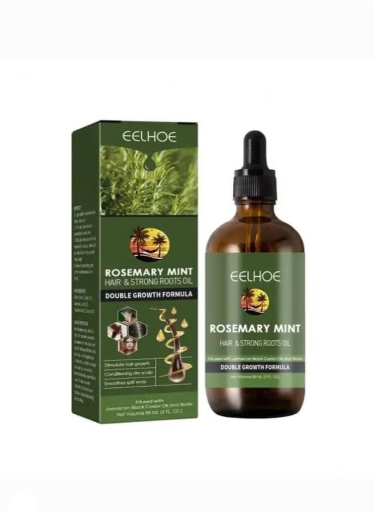 EELHOE - Hair care set with rosemary extract consisting of shampoo 100 ml serum 88 ml and mask 59.14 ml - Image 1
