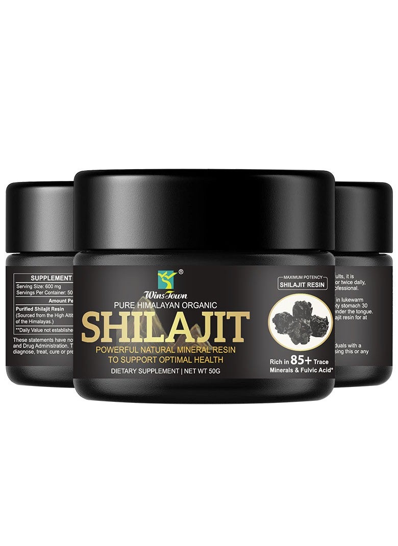 Wins Town Pure Shilajit Himalayan Organic Shilajit Resin 50g  - Image 1