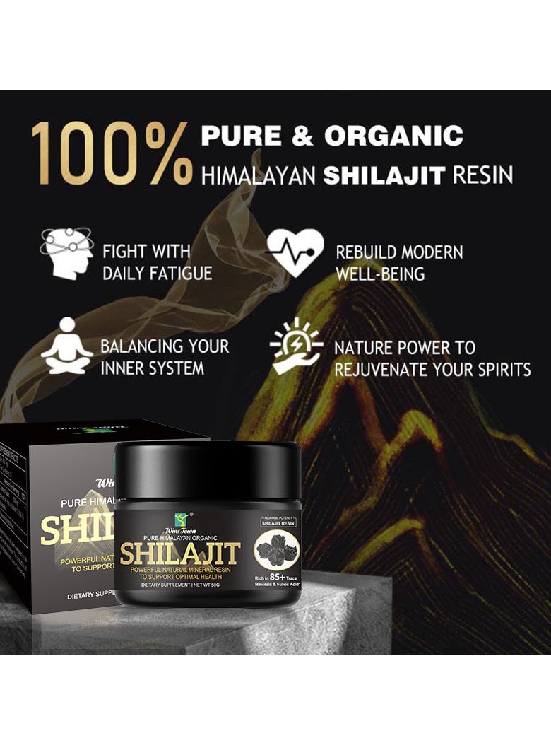 Wins Town Pure Shilajit Himalayan Organic Shilajit Resin 50g  - Image 5