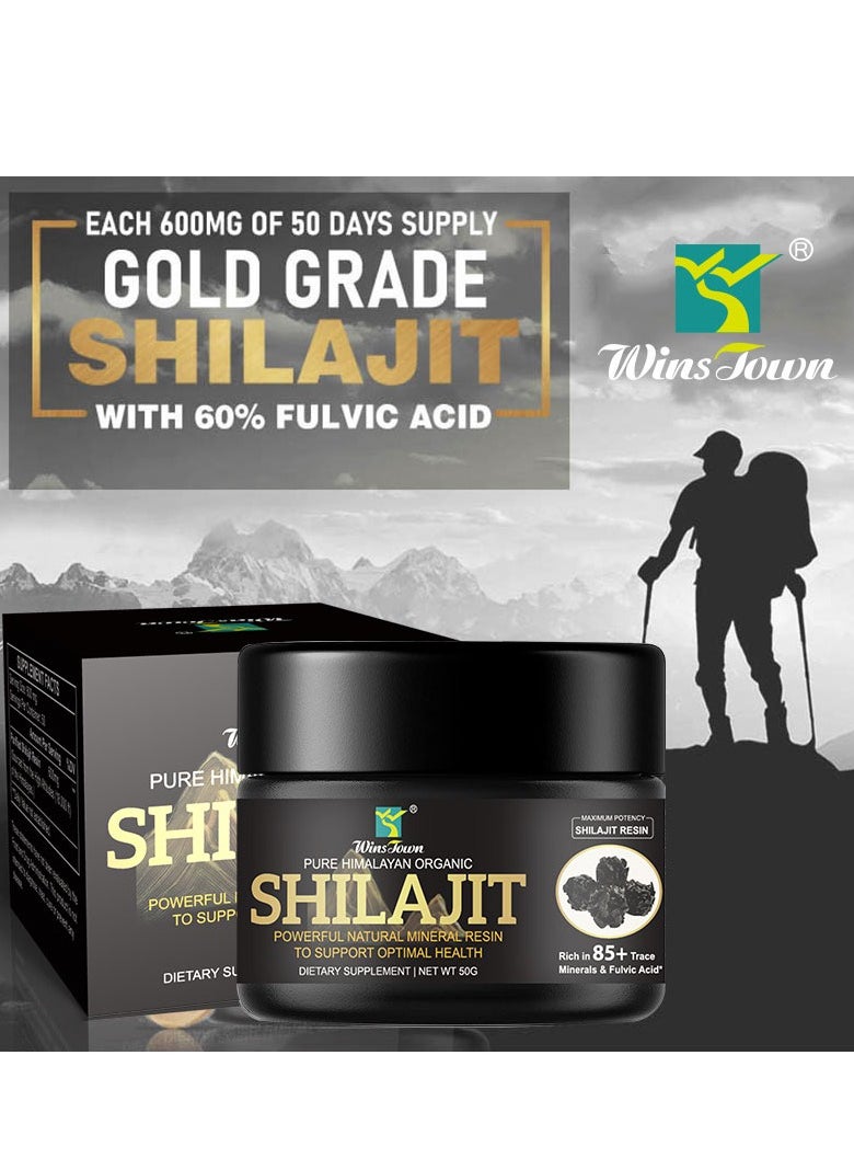 Wins Town Pure Shilajit Himalayan Organic Shilajit Resin 50g  - Image 2
