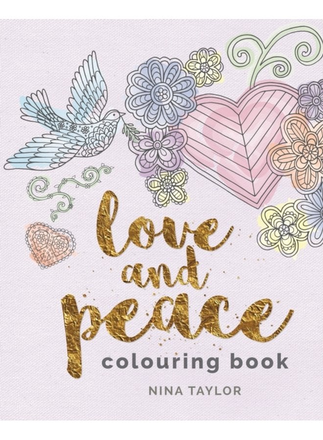 Love and Peace Colouring Book - Paperback