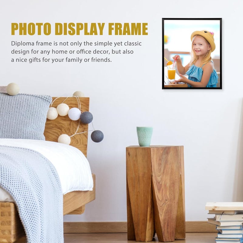 12 Inch Aluminum Alloy Picture Frame for Certificate and Diploma Display, Wall and Desktop Collage Frame with Hanging and Standing Options, 25.5x30.5cm Inner Size, Suitable - Image 4